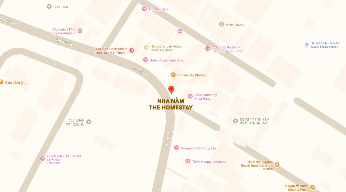 Hướng dẫn tìm Nhà Nấm